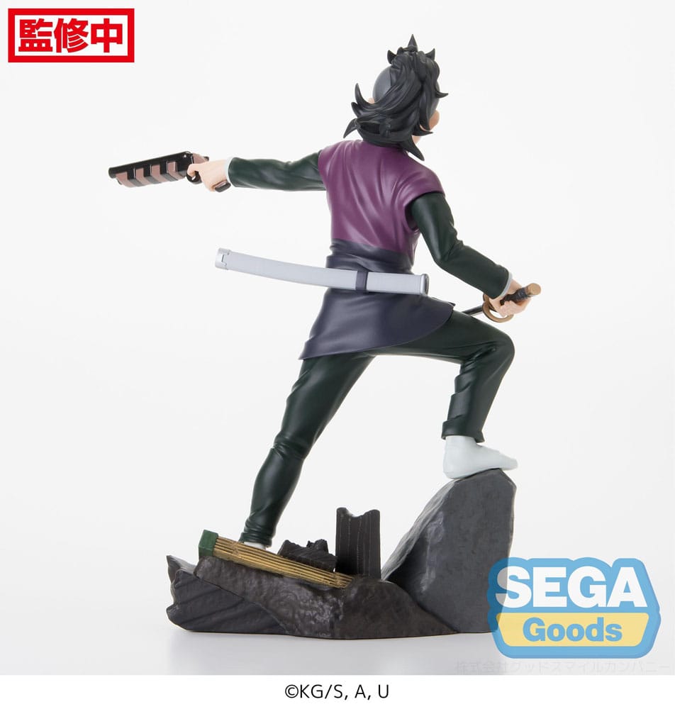 Demon Slayer: Kimetsu no Yaiba Xross Link Anime PVC Statue Genya Shinazugawa -Swordsmith Village Arc- 15cm - Scale Statue - Sega - Hobby Figures UK