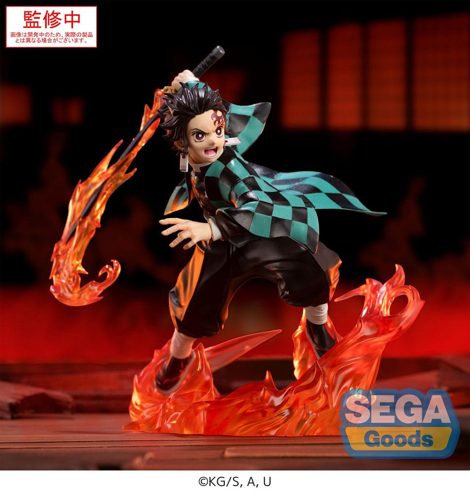 Demon Slayer: Kimetsu no Yaiba Xross Link Anime PVC Statue Tanjiro Kamado 15cm - Scale Statue - Sega - Hobby Figures UK