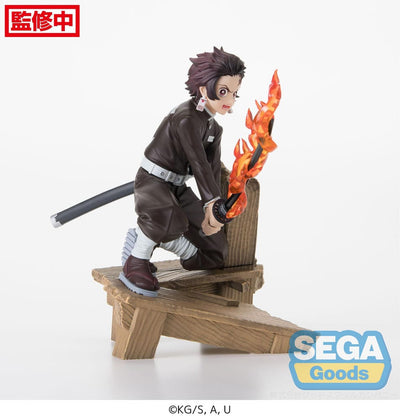 Demon Slayer: Kimetsu no Yaiba Xross Link Anime PVC Statue Tanjiro Kamado -Swordsmith Village Arc- 12cm - Scale Statue - Sega - Hobby Figures UK