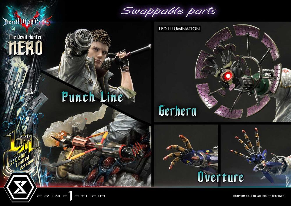 Devil May Cry 5 Statue 1/4 Nero Exclusive Version 77cm - Scale Statue - Prime 1 Studio - Hobby Figures UK