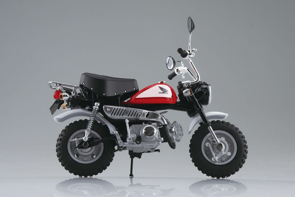 Diecast Bike Series Statue 1/12 Honda Monkey Limited Fighting Red 11cm - Scale Statue - Aoshima - Hobby Figures UK