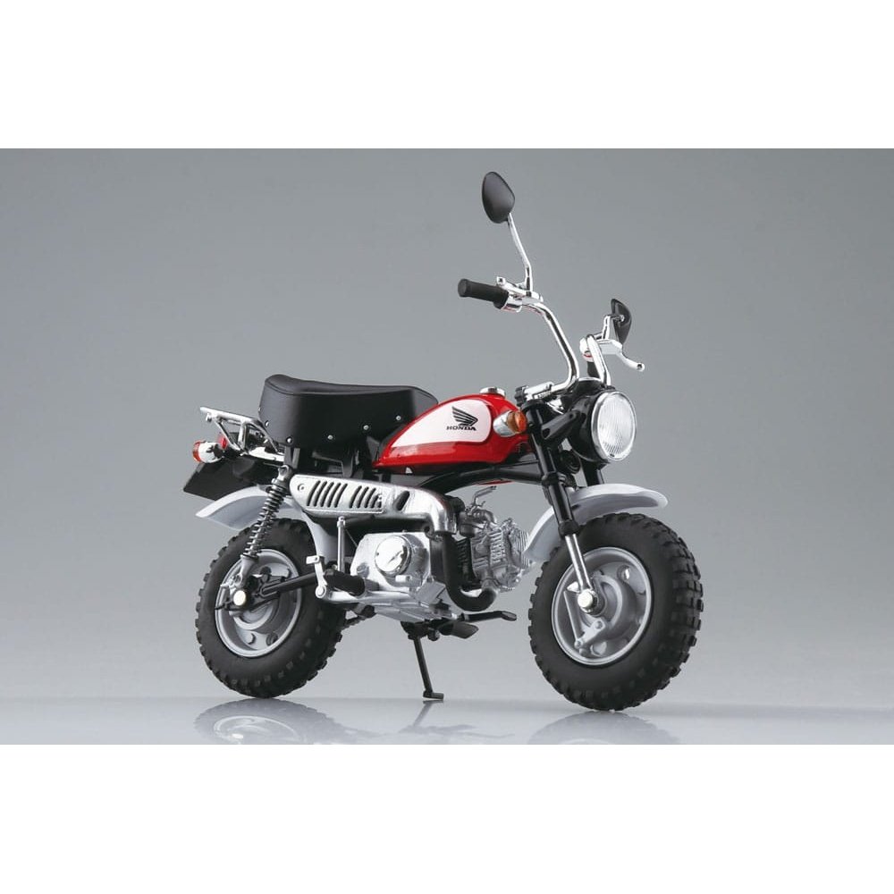 Diecast Bike Series Statue 1/12 Honda Monkey Limited Fighting Red 11cm - Scale Statue - Aoshima - Hobby Figures UK