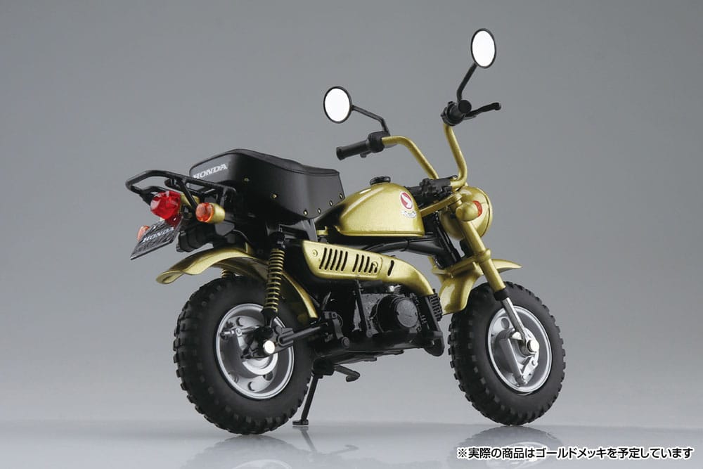 Diecast Bike Series Statue Honda Monkey Limited Monkey Gold 11cm - Scale Statue - Aoshima - Hobby Figures UK