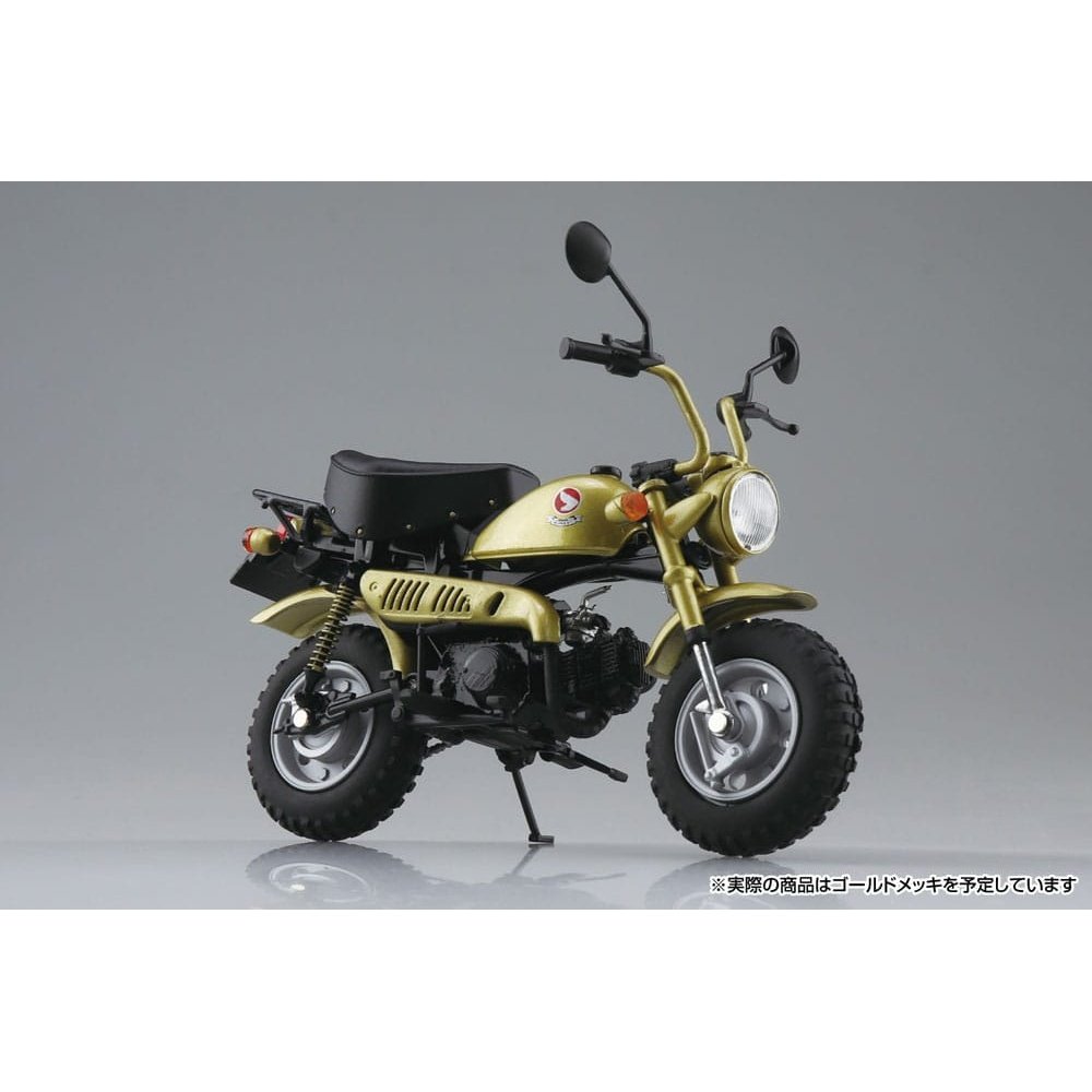 Diecast Bike Series Statue Honda Monkey Limited Monkey Gold 11cm - Scale Statue - Aoshima - Hobby Figures UK