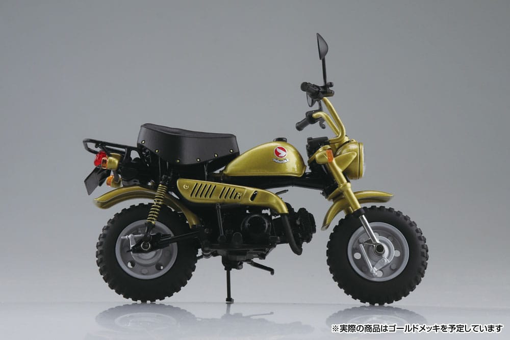Diecast Bike Series Statue Honda Monkey Limited Monkey Gold 11cm - Scale Statue - Aoshima - Hobby Figures UK