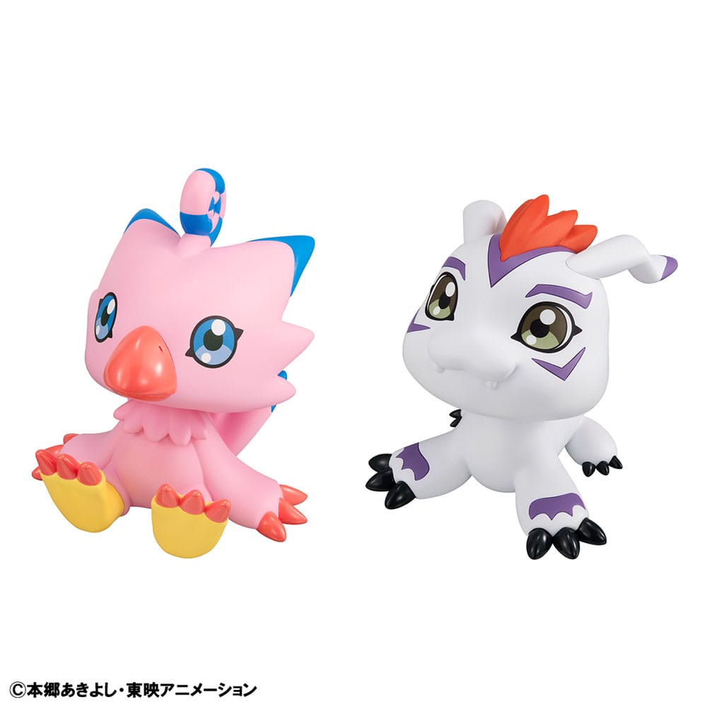 Digimon Adventure Look Up PVC Statues Piyomon & Gomamon 11cm (with gift) - Scale Statue - Megahouse - Hobby Figures UK