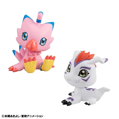 Digimon Adventure Look Up PVC Statues Piyomon & Gomamon 11cm (with gift) - Scale Statue - Megahouse - Hobby Figures UK