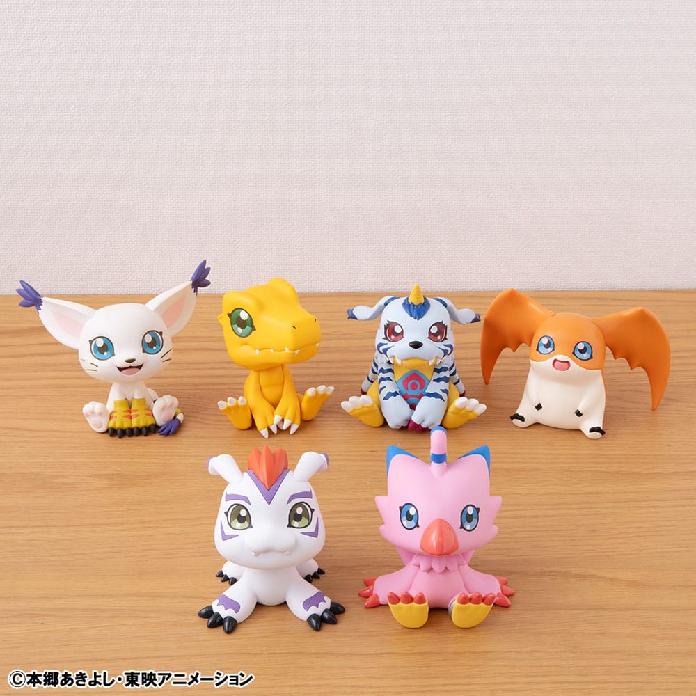 Digimon Adventure Look Up PVC Statues Piyomon & Gomamon 11cm (with gift) - Scale Statue - Megahouse - Hobby Figures UK