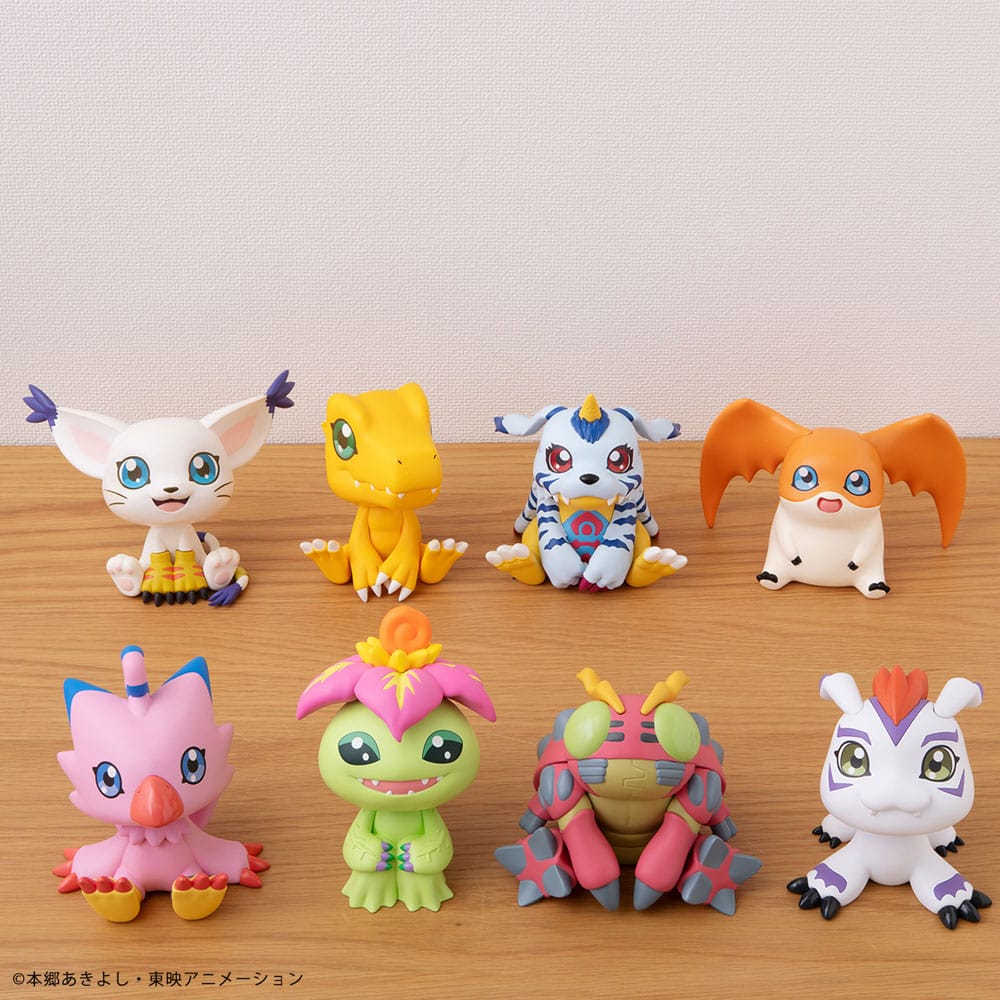 Digimon Adventure Look Up PVC Statues Tentomon & Palmon 11cm (with gift) - Scale Statue - Megahouse - Hobby Figures UK