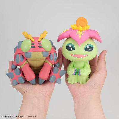 Digimon Adventure Look Up PVC Statues Tentomon & Palmon 11cm (with gift) - Scale Statue - Megahouse - Hobby Figures UK