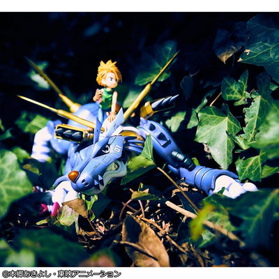 Digimon Adventure Precious G.E.M. Series PVC Statue Metal Garurumon & Ishida Yamato 30cm - Scale Statue - Megahouse - Hobby Figures UK