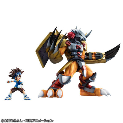 Digimon Adventure Precious G.E.M. Series PVC Statue Wargreymon & Taichi Yagami 25cm - Scale Statue - Megahouse - Hobby Figures UK
