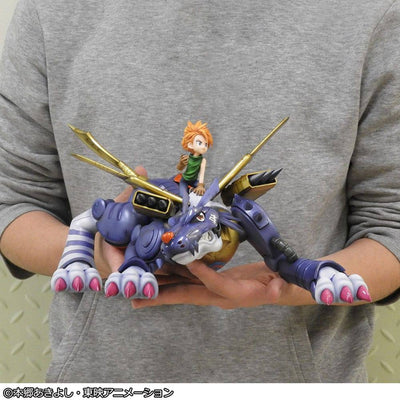 Digimon Adventure Precious G.E.M. Series PVC Statue Metal Garurumon & Ishida Yamato 30cm - Scale Statue - Megahouse - Hobby Figures UK