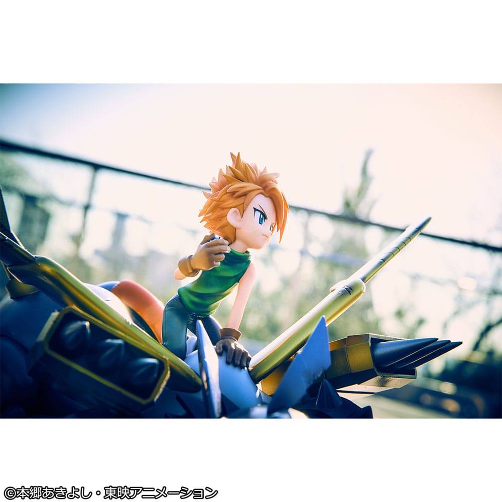 Digimon Adventure Precious G.E.M. Series PVC Statue Metal Garurumon & Ishida Yamato 30cm - Scale Statue - Megahouse - Hobby Figures UK