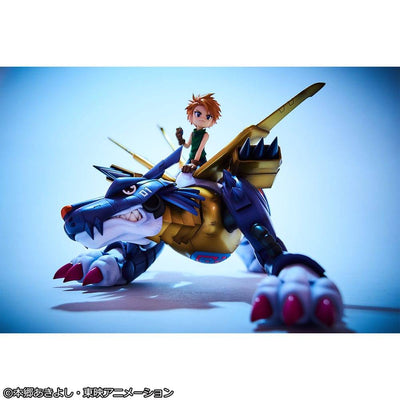 Digimon Adventure Precious G.E.M. Series PVC Statue Metal Garurumon & Ishida Yamato 30cm - Scale Statue - Megahouse - Hobby Figures UK