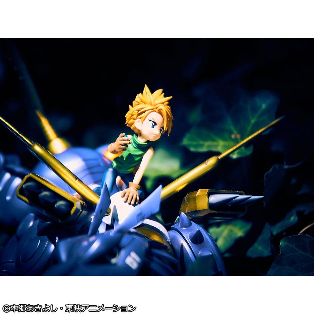 Digimon Adventure Precious G.E.M. Series PVC Statue Metal Garurumon & Ishida Yamato 30cm - Scale Statue - Megahouse - Hobby Figures UK