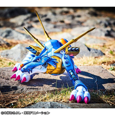 Digimon Adventure Precious G.E.M. Series PVC Statue Metal Garurumon & Ishida Yamato 30cm - Scale Statue - Megahouse - Hobby Figures UK