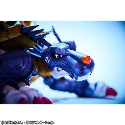 Digimon Adventure Precious G.E.M. Series PVC Statue Metal Garurumon & Ishida Yamato 30cm - Scale Statue - Megahouse - Hobby Figures UK