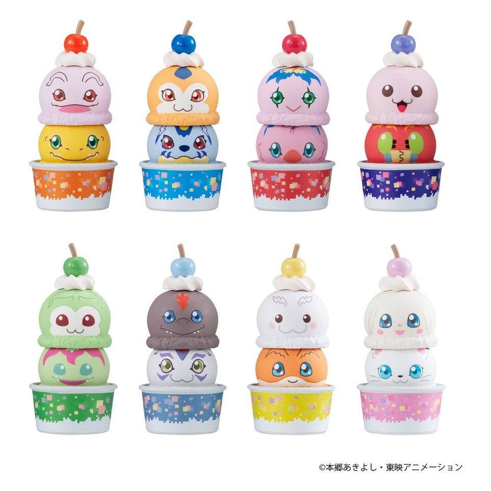 Digimon Adventure Tsumichen Stack up & Change Minifigures 8-Pack 8cm ...