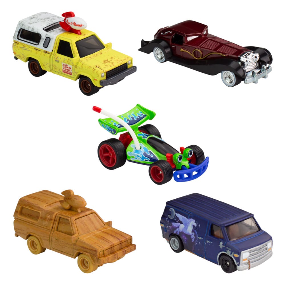 Disney 100th Anniversary Hot Wheels Premium Diecast Vehicles 1/43 5-Pack - Action Figures - Mattel - Hobby Figures UK