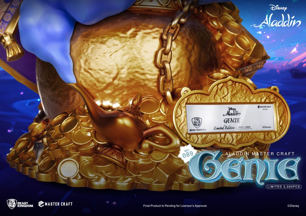 Disney (Aladdin) Master Craft Statue Ginie 42cm - Scale Statue - Beast Kingdom Toys - Hobby Figures UK