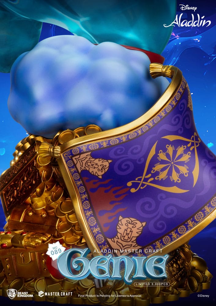 Disney (Aladdin) Master Craft Statue Ginie 42cm - Scale Statue - Beast Kingdom Toys - Hobby Figures UK