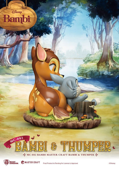 Disney Master Craft Statue Bambi & Thumper 26cm - Scale Statue - Beast Kingdom Toys - Hobby Figures UK