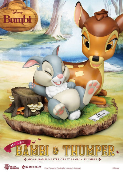 Disney Master Craft Statue Bambi & Thumper 26cm - Scale Statue - Beast Kingdom Toys - Hobby Figures UK