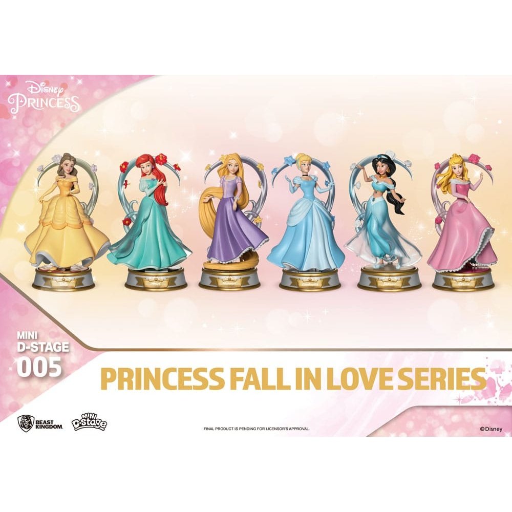 Disney-Mini-Diorama-Stage-Statues-Princess-Fall-In-Love-Series-12cm-Assortment-6 - Mini Figures - Beast-Kingdom-Toys - Hobby Figures UK
