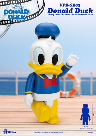 Disney Syaing Bang Vinyl Bank Mickey and Friends Donald Duck 53cm - Scale Statue - Beast Kingdom Toys - Hobby Figures UK
