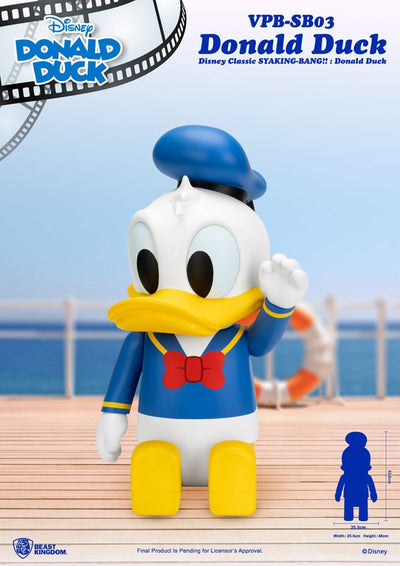 Disney Syaing Bang Vinyl Bank Mickey and Friends Donald Duck 53cm - Scale Statue - Beast Kingdom Toys - Hobby Figures UK