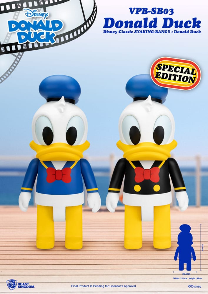 Disney Syaing Bang Vinyl Bank Mickey and Friends Donald Duck 53cm - Scale Statue - Beast Kingdom Toys - Hobby Figures UK