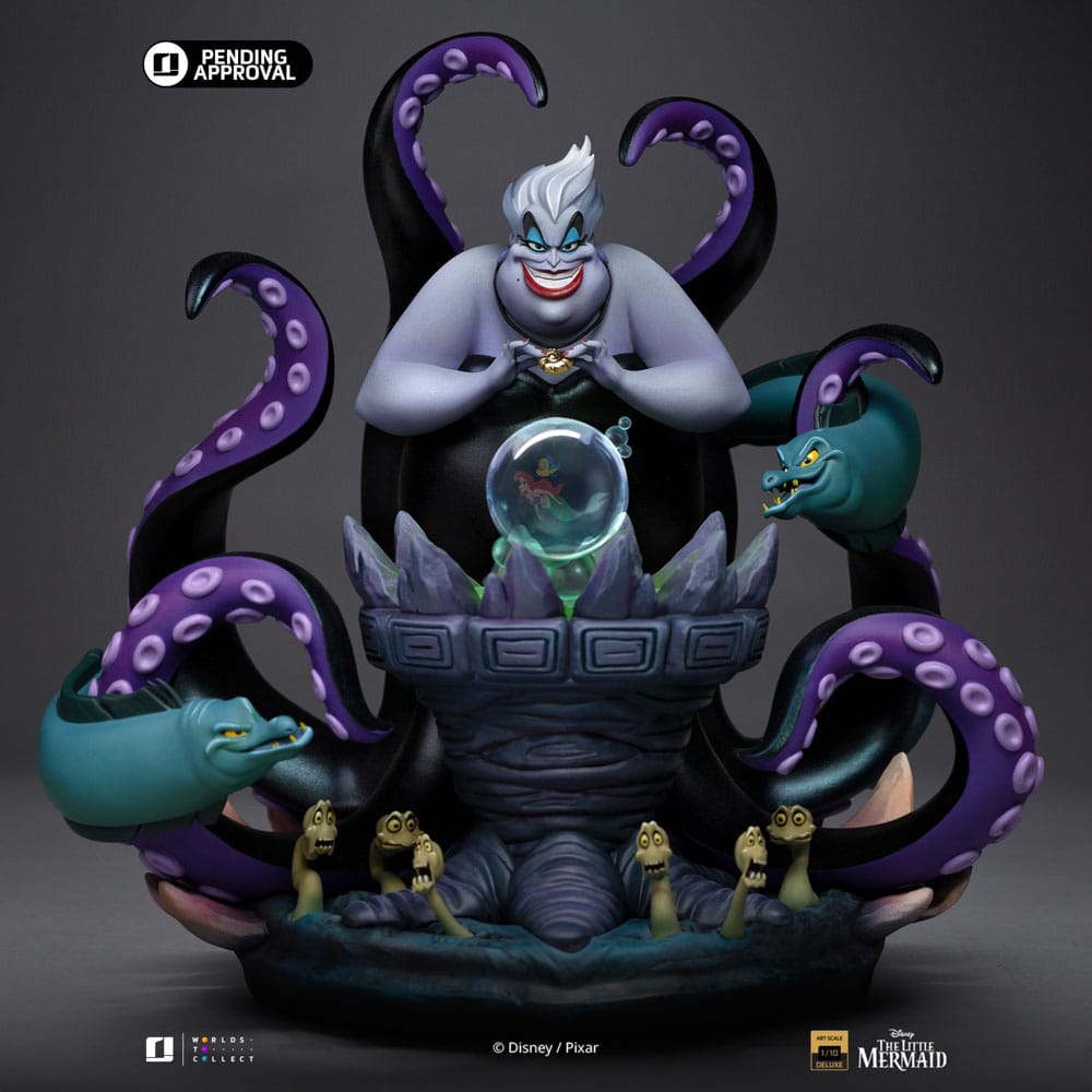 Disney's Villains Deluxe Art Scale Statue 1/10 Ursula 23cm - Scale Statue - Iron Studios - Hobby Figures UK