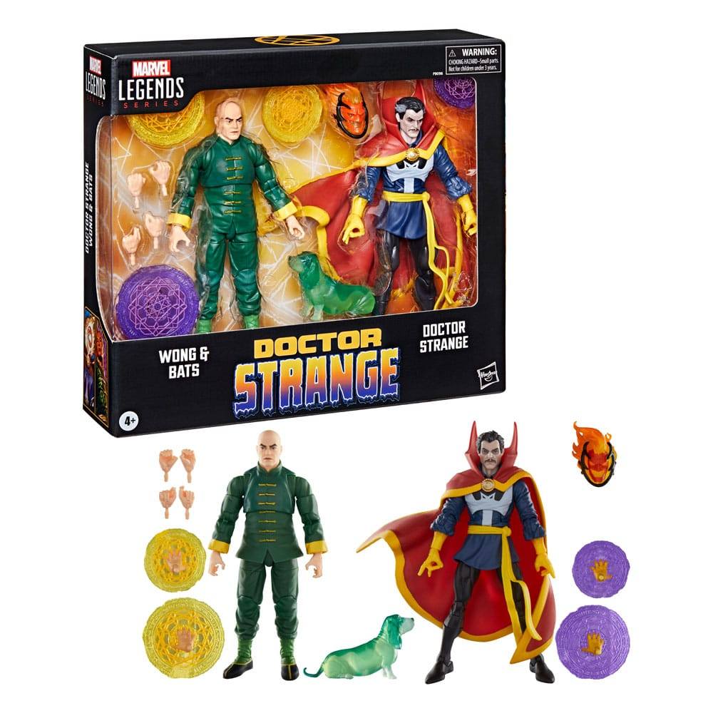 Doctor Strange Marvel Legends Action Figure 3-Pack Doctor Strange, Wong & Bats 15cm - Action Figures - Hasbro - Hobby Figures UK