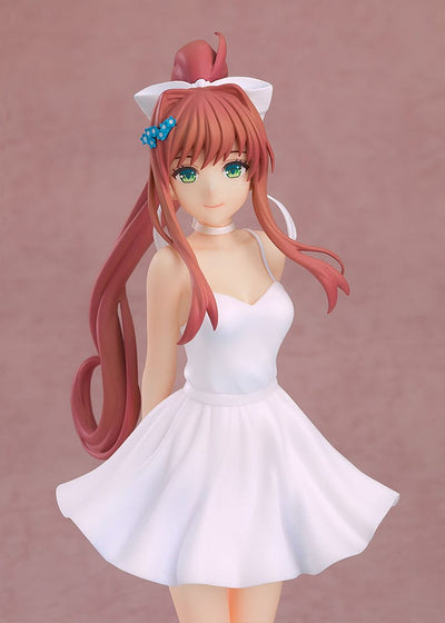 Doki Doki Literature Club! Pop Up Parade PVC Statue Monika: White Dress Ver. 18cm - Scale Statue - Good Smile Company - Hobby Figures UK