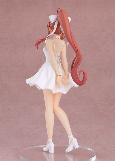 Doki Doki Literature Club! Pop Up Parade PVC Statue Monika: White Dress Ver. 18cm - Scale Statue - Good Smile Company - Hobby Figures UK