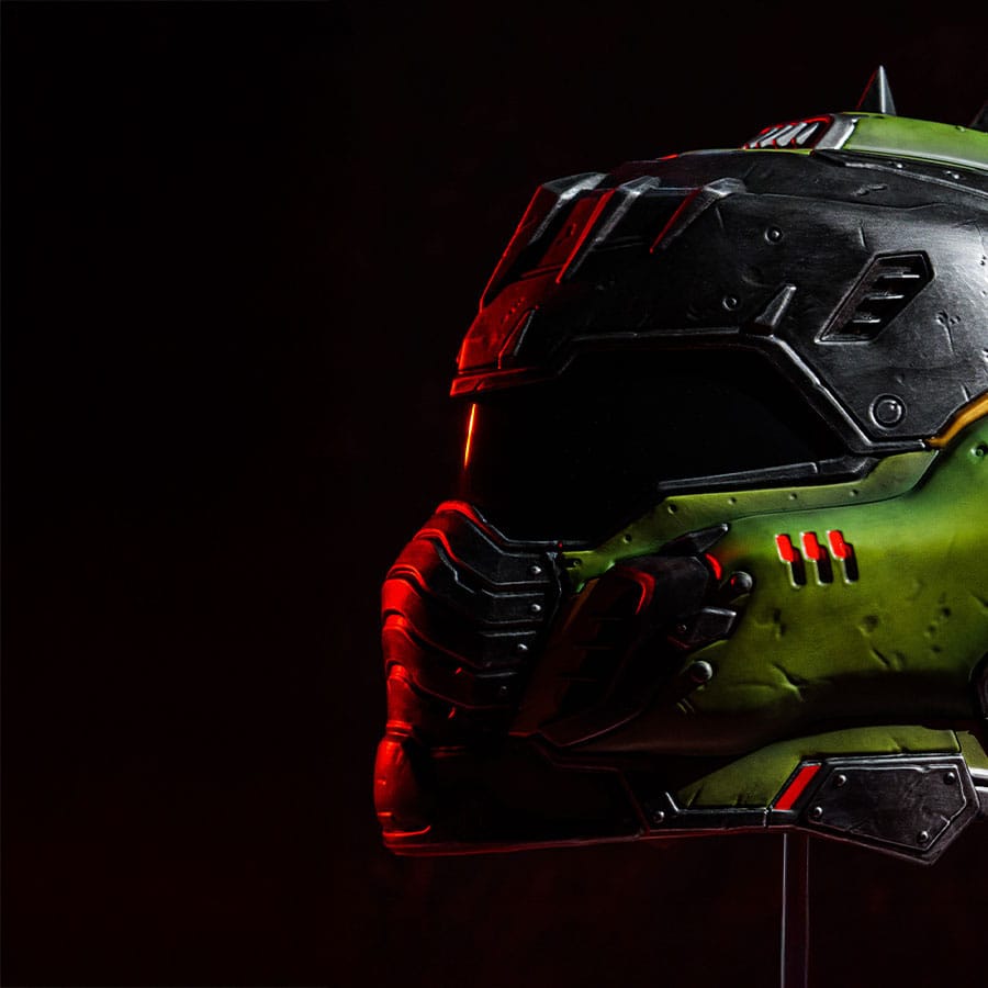 Doom The Dark Ages Replica Helmet Doom Slayer 36cm - Scale Statue - DEVplus - Hobby Figures UK