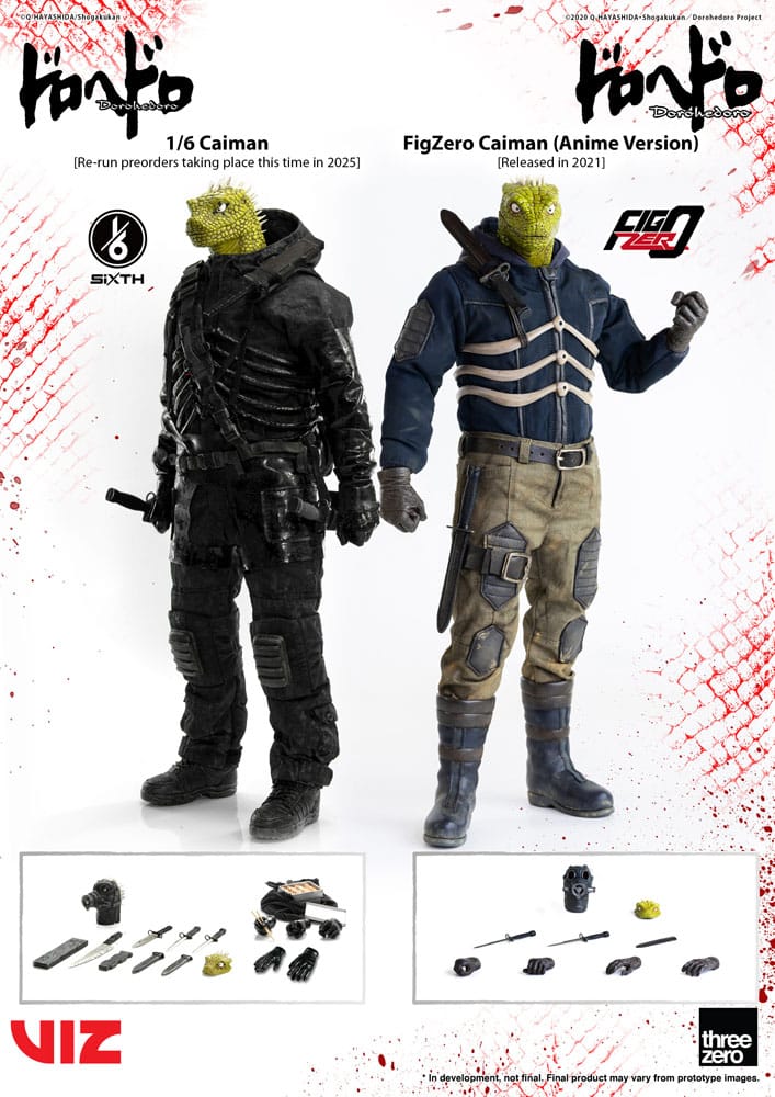 Dorohedoro FigZero Action Figure 1/6 Caiman 36cm - Action Figures - ThreeZero - Hobby Figures UK