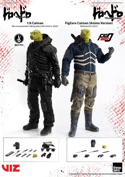 Dorohedoro FigZero Action Figure 1/6 Caiman 36cm - Action Figures - ThreeZero - Hobby Figures UK