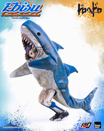 Dorohedoro FigZero Action Figure 1/6 Ebisu Peace Sharks Mascot Ver. 24cm - Action Figures - ThreeZero - Hobby Figures UK