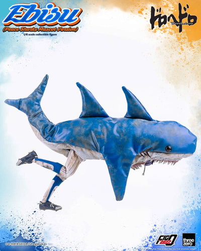 Dorohedoro FigZero Action Figure 1/6 Ebisu Peace Sharks Mascot Ver. 24cm - Action Figures - ThreeZero - Hobby Figures UK
