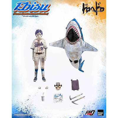 Dorohedoro FigZero Action Figure 1/6 Ebisu Peace Sharks Mascot Ver. 24cm - Action Figures - ThreeZero - Hobby Figures UK