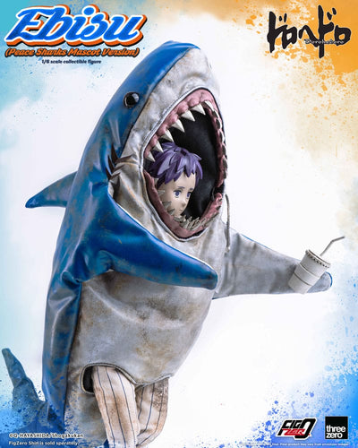 Dorohedoro FigZero Action Figure 1/6 Ebisu Peace Sharks Mascot Ver. 24cm - Action Figures - ThreeZero - Hobby Figures UK