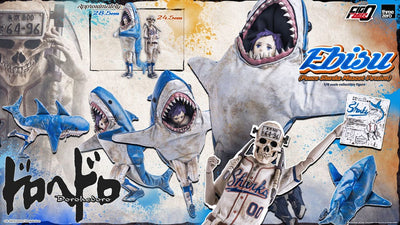Dorohedoro FigZero Action Figure 1/6 Ebisu Peace Sharks Mascot Ver. 24cm - Action Figures - ThreeZero - Hobby Figures UK