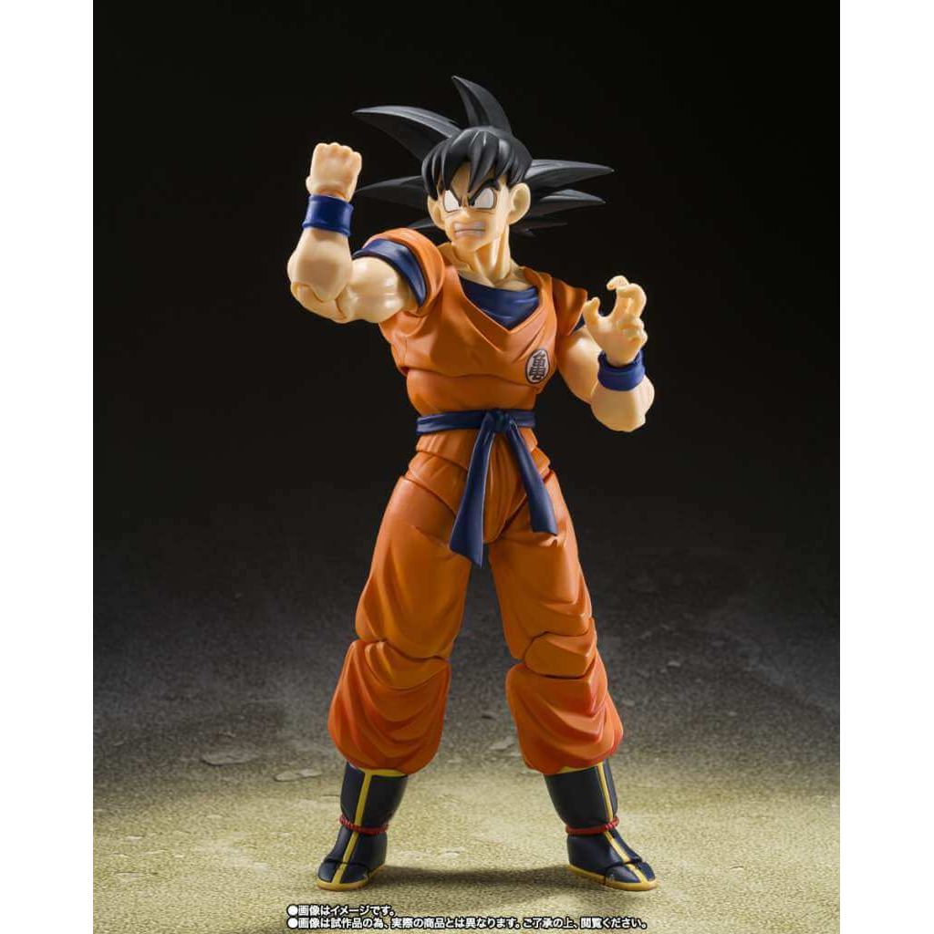 Dragon Ball S.H. Figuarts Action Figure Son Goku & Son Gohan Kid & Kintoun 14cm & 6 cm - Action Figures - Bandai Tamashii Nations - Hobby Figures UK
