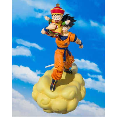 Dragon Ball S.H. Figuarts Action Figure Son Goku & Son Gohan Kid & Kintoun 14cm & 6 cm - Action Figures - Bandai Tamashii Nations - Hobby Figures UK