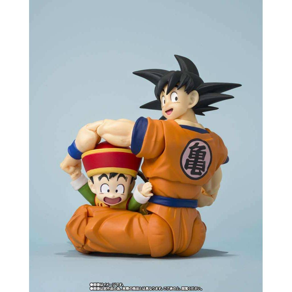 Dragon Ball S.H. Figuarts Action Figure Son Goku & Son Gohan Kid & Kintoun 14cm & 6 cm - Action Figures - Bandai Tamashii Nations - Hobby Figures UK