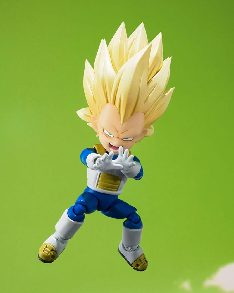 Dragon Ball S.H. Figuarts Action Figure Super Saiyan 3 Vegeta (mini) Daima 8cm - Action Figures - Bandai Tamashii Nations - Hobby Figures UK