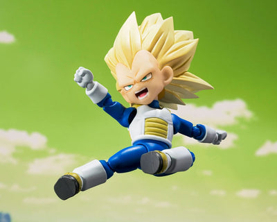 Dragon Ball S.H. Figuarts Action Figure Super Saiyan 3 Vegeta (mini) Daima 8cm - Action Figures - Bandai Tamashii Nations - Hobby Figures UK