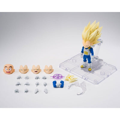 Dragon Ball S.H. Figuarts Action Figure Super Saiyan 3 Vegeta (mini) Daima 8cm - Action Figures - Bandai Tamashii Nations - Hobby Figures UK